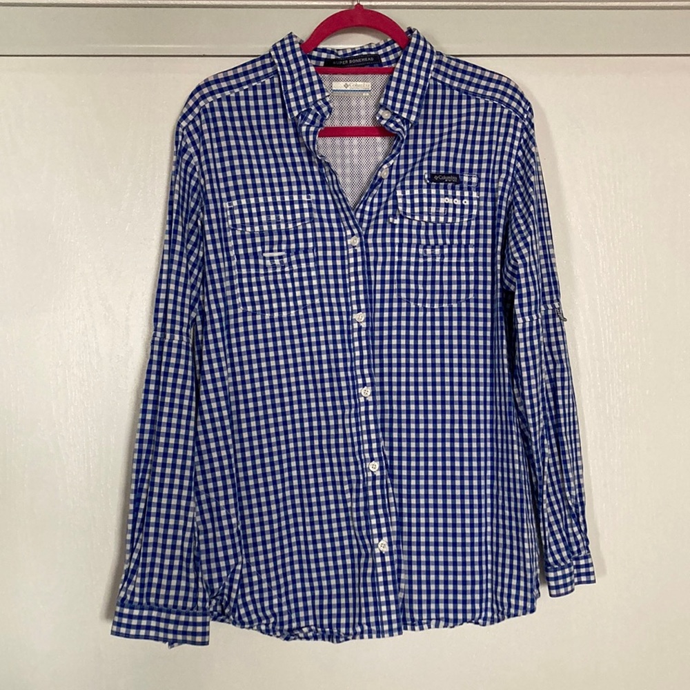 Columbia vented button up shirt